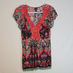 Covington Multicolor Floral Blouse